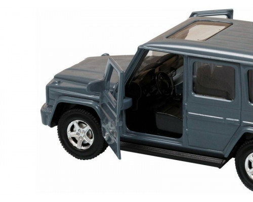 Машина АВТОПАНОРАМА Mercedes-Benz G350d, серый, 1/42, инерция, откр. двери, в/к 17,5*12,5*6,5 см