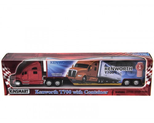 Машина Kinsmart 1:40 Keworth T700 инерция  в/к