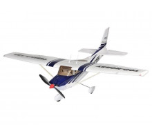 Радиоуправляемый самолет Top RC Cessna 182 400 class синяя 965мм KIT