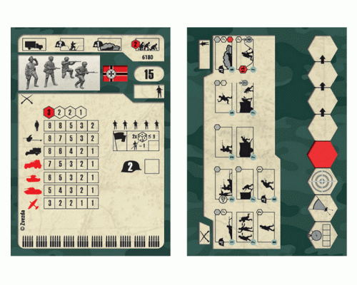 Сборные солдатики ZVEZDA Немецкая элитная пехота 1941-1943, 1/72