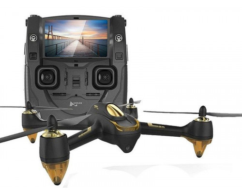 Р/У квадрокоптер Hubsan X4 GPS, FHD+FPV, автовозврат, удержание, следуй за мной,  2.4G (черный)