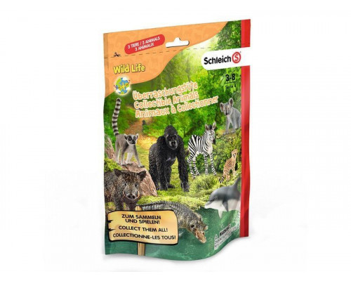 Фигурка Schleich Пакетик-сюрприз с 3 фигурками Wild Life L