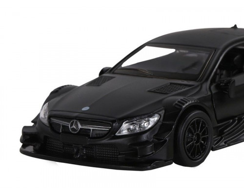 Машина АВТОПАНОРАМА Mercedes-AMG C 63 DTM, синий, 1/42, инерция, откр. двери, в/к 17,5*12,5*6,5