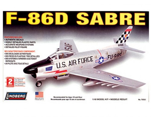 Склеиваемая модель Hawk Lindberg 1/48 F-86 D Sabre