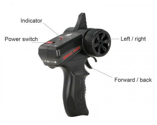 Р/У машина WPL военный грузовик (песочный) 1/16+акб 2.4G RTR