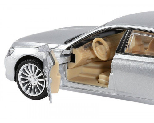 Машина АВТОПАНОРАМА BMW 760LI , серебряный, 1/34, свет, звук, инерция, в/к 17,5*13,5*9 см