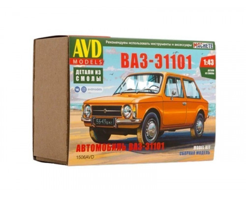 Сборная модель AVD Автомобиль ВАЗ-Э1101, 1/43