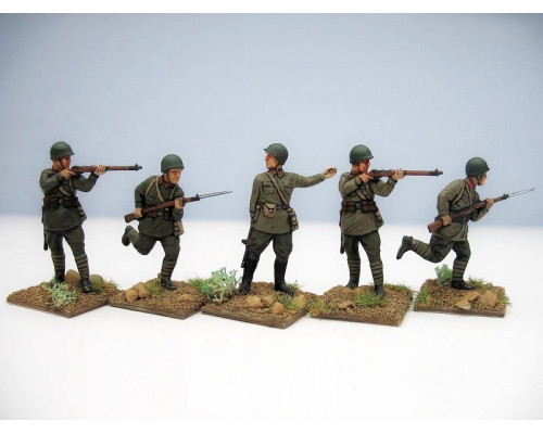 Сборные солдатики ZVEZDA Советская пехота 1941-43гг., 1/72