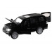 Машина АВТОПАНОРАМА Mitsubishi Pajero 4WD Tubro, черный, 1/33, свет, звук, в/к 17,5*13,5*9 см