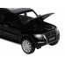 Машина АВТОПАНОРАМА Mitsubishi Pajero 4WD Tubro, черный, 1/33, свет, звук, в/к 17,5*13,5*9 см