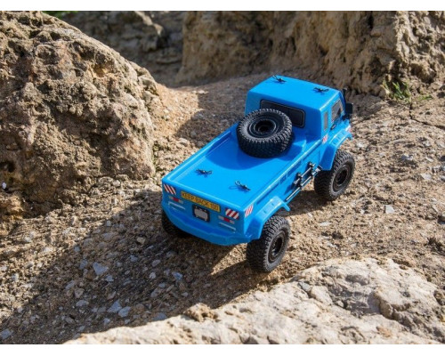 Краулер ECX 1:24 Scaler Crawler Barrage UV 4WD, электро, RTR (синий)