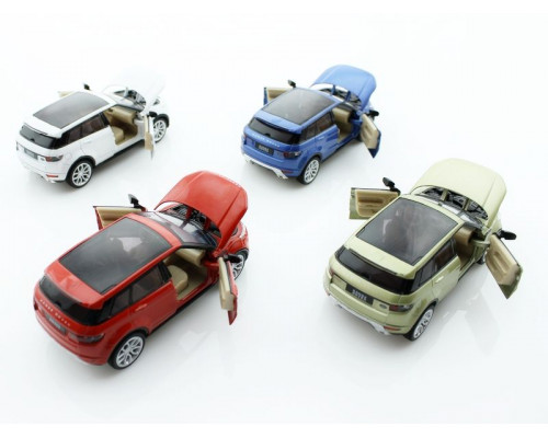 Машина 1:32 Range Rover Evoque свет, звук, инерция 13,5см (1/12шт) б/к