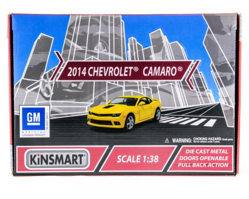 Машина Kinsmart 1:38 Chevrolet Camaro б/к