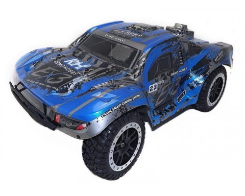 Радиоуправляемый шорт-корс Remo Hobby EX3 Brushless (синий) 4WD 2.4G 1/10 RTR