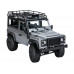 Радиоуправляемая машина MN MODEL англ. внедорожник Defender  D90 (серебристый) 4WD 2.4G 1/12 RTR