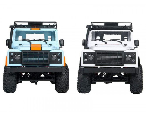 Радиоуправляемая машина MN MODEL англ. внедорожник Defender  D90 (серебристый) 4WD 2.4G 1/12 RTR