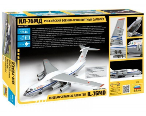 Сборная модель ZVEZDA Военно-транспортный самолёт Ил-76МД, 1/144