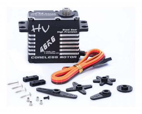 Сервомашинка цифровая JX Servo CLS-HV7346MG (73г/46.9/0.12/7.4V) бесколлекторная, Full metal