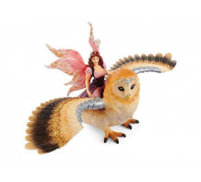 Фигурка Schleich Фея, летящая на сверкающей сове