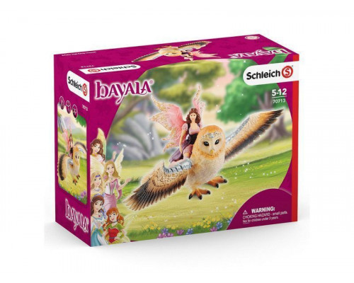 Фигурка Schleich Фея, летящая на сверкающей сове