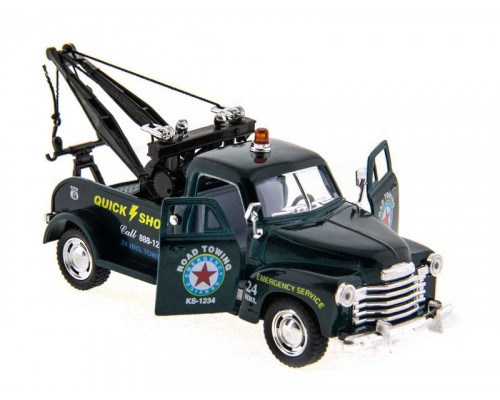 Машина Kinsmart 1953 Chevrolet 3100 Wreckler инерция (1/12шт.) 1:38 б/к