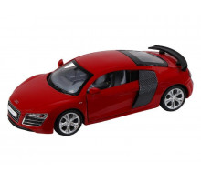 Машина "АВТОПАНОРАМА" Audi R8 GT, красный, 1/32, свет, звук, инерция, в/к 17,5*13,5*9 см