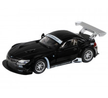 Машина "АВТОПАНОРАМА" BMW Z4 GT, черный, 1/32, свет, звук, инерция, в/к 17,5*13,5*9 см