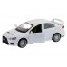 Машина АВТОПАНОРАМА Mitsubishi Lancer Evolution, белый, 1/41, откр. двери, в/к 17,5*12,5*6,5 см