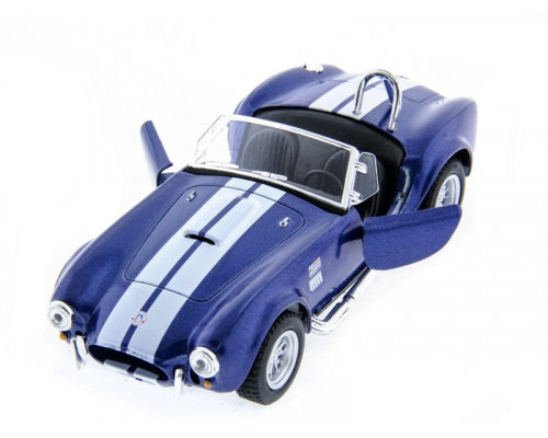 Машина Kinsmart Shelby Cobra 427 1965 инерция (1/12шт.) 1:32 б/к