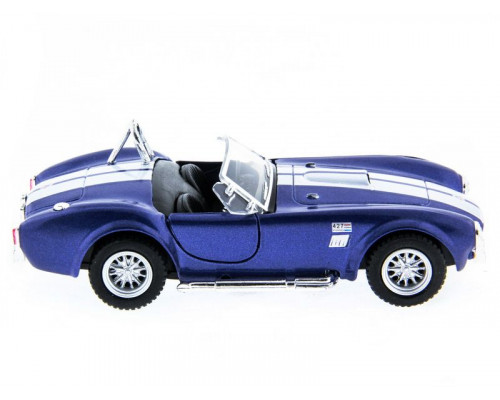 Машина Kinsmart Shelby Cobra 427 1965 инерция (1/12шт.) 1:32 б/к