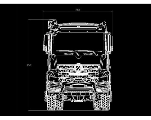 Радиоуправляемый самосвал с гидравлической системой HUI NA TOYS 2.4G 1/14 RTR