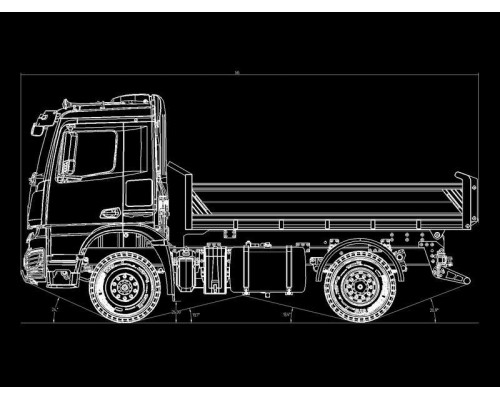 Радиоуправляемый самосвал с гидравлической системой HUI NA TOYS 2.4G 1/14 RTR