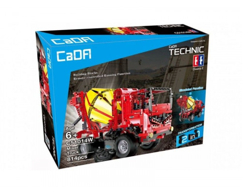 Р/У конструктор CaDA Technic бетономешалка (815 деталей)