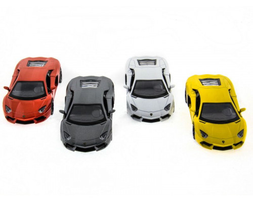 Машина Kinsmart LAMBORGHINI AVENTADOR LP 700-4 инерция (1/12шт.) 1:38 б/к