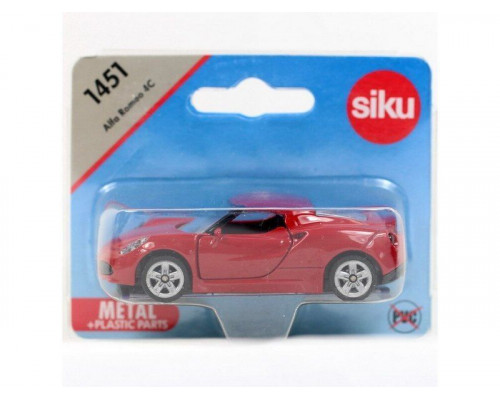 Легковой автомобиль Siku 1451 Alfa Romeo 4C 1/55, 9.7 см