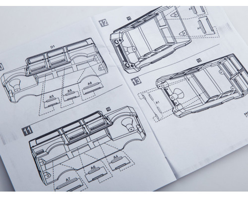 Сборная модель AVD Военный внедорожник МАМИ, 1/43