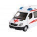 Машина АВТОПАНОРАМА Mercedes Sprinter Скорая помощь, белый, 1/32, в/к 18*9*13,5 см