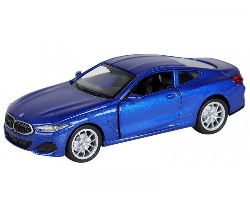 Машина АВТОПАНОРАМА BMW M850i Coupé, 1/44, синий, инерция, откр. двери, в/к 17,5*12,5*6,5 см