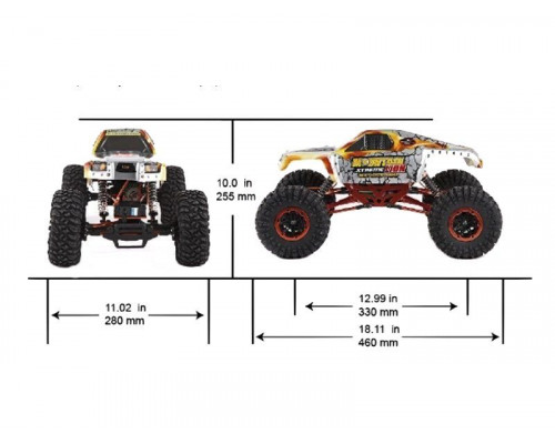 Радиоуправляемый краулер Remo Hobby Mountain Lion Xtreme 4WD 2.4G 1/10 RTR