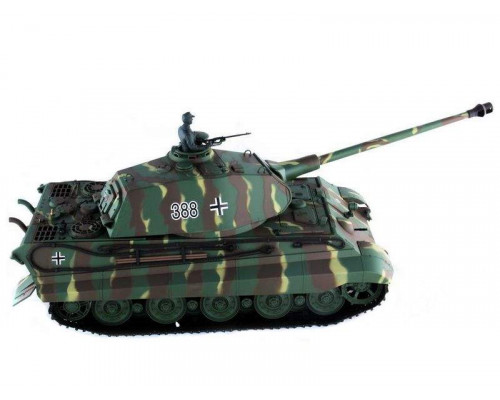 Радиоуправляемый танк Heng Long King Tiger (башня Porsche) Original V6.0  2.4G 1/16 RTR