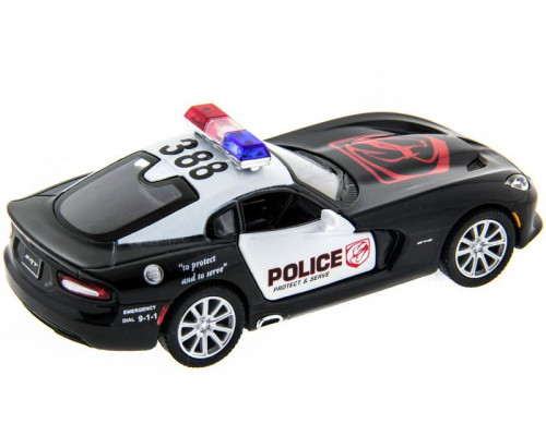 Машина Kinsmart 1:40 SRT Viper Police в асс. инерция (1/12шт.) б/к