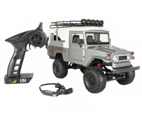 Радиоуправляемая машина MN MODEL японский внедорожник FJ45 (серый) 4WD 2.4G 1/12 RTR