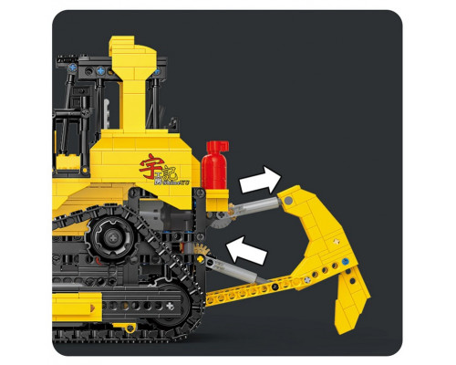 Радиоуправляемый конструктор RCM большой бульдозер (1866+ деталей)