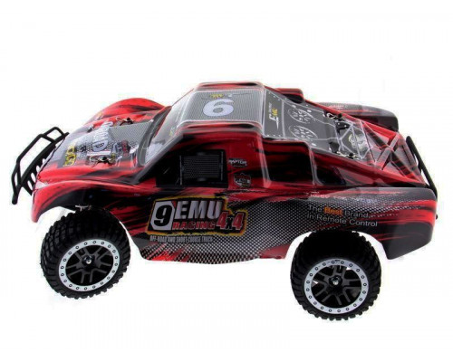 Радиоуправляемый шорт-корс Remo Hobby 9EMU TWINS MOTOR (красный) 4WD 2.4G 1/8 RTR