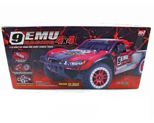 Радиоуправляемый шорт-корс Remo Hobby 9EMU TWINS MOTOR (красный) 4WD 2.4G 1/8 RTR