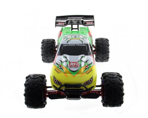 Радиоуправляемая трагги Remo Hobby EVO-R Brushless UPGRADE (зеленая) 4WD 2.4G 1/8 RTR