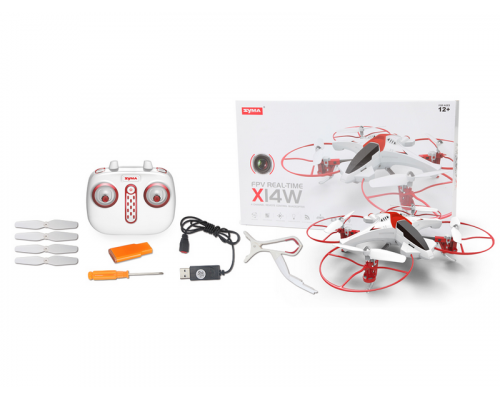 Р/У квадрокоптер Syma X14WPRO с FPV трансляцией Wi-Fi, камера 2Мп, 2.4G RTF