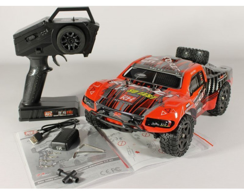 Радиоуправляемый шорт-корс Remo Hobby Rocket V2.0 (красный) 4WD 2.4G 1/16 RTR