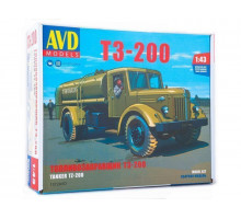 Сборная модель AVD Топливозаправщик Т3-200, 1/43