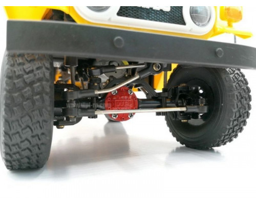 Радиоуправляемая машина WPL японский внедорожник FJ40 (желтая) 4WD 2.4G 1/16 KIT